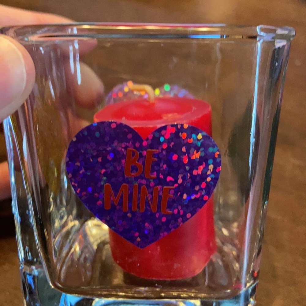 Valentines candle holder